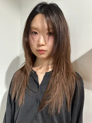 ロング カラー 🎀オイダイラ モモカ🎀のヘアスタイル