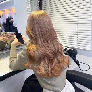 ロング カラー ヘアアレンジ 🎀 yuuka🎀のヘアスタイル