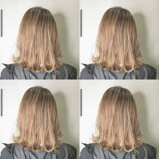 ミディアム 亀川蓮 Agu hairのヘアスタイル