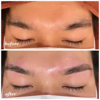 メンズ アイブロウ 曲がる縮毛矯正 LIBER 　岩名のヘアスタイル