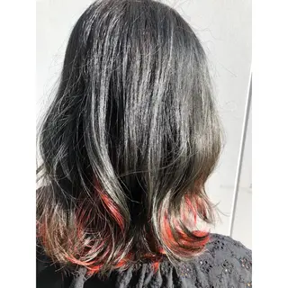 ミディアム カラー パーソナルカラー診断 できます　木曽　主博のヘアスタイル