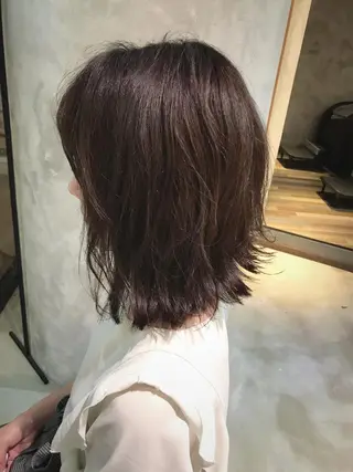 ミディアム カラー 松村 崇弘のヘアスタイル