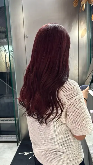 ロング カラー mao/天神ブリーチ ハイトーンカラーのヘアスタイル