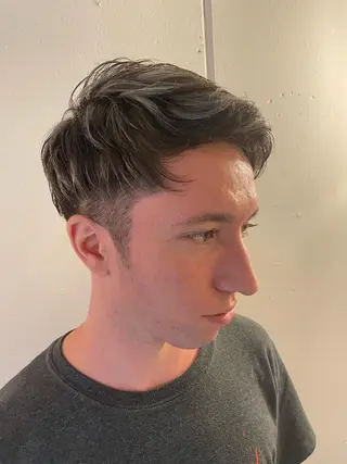 カラー メンズ 京都美容師 塩のヘアスタイル