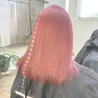 セミロング カラー souco/ moenoのヘアスタイル