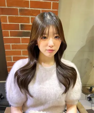 ロング カラー nina/髪質改善 /柔らかな艶髪🫧のヘアスタイル