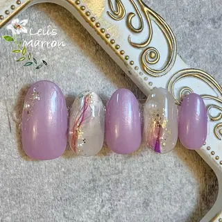 ネイル Lelis Marron所属・岸 侑李のネイルデザイン