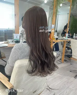 ロング カラー 赤味消し.髪質改善 🌿𝘠𝘜𝘙𝘐のヘアスタイル