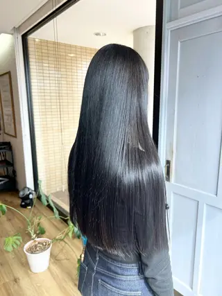 ロング カラー 堀 望美のヘアスタイル