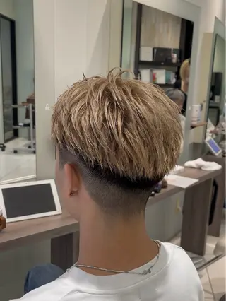 カラー メンズ 駒野 晃のヘアスタイル