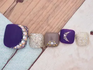 ネイル トップネイリスト Ribbon立川店のネイルデザイン