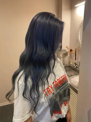 ロング カラー chapter問屋町 💘小室明華のヘアスタイル