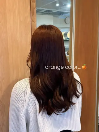 ロング カラー 美容室HUE【ヒュー】所属・尾崎 ひなののヘアスタイル