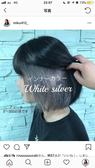 カラー Miku 🇺🇸のヘアスタイル