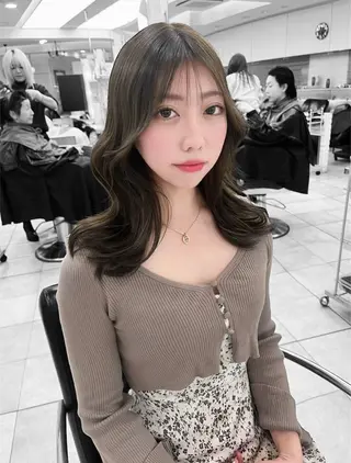 カラー メンズセンターパート 🇰🇷wakanaのヘアスタイル