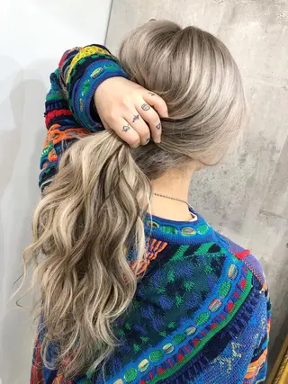 ロング カラー ヘアアレンジ MIRAC河原崎 透【代表/オーナー】のヘアスタイル