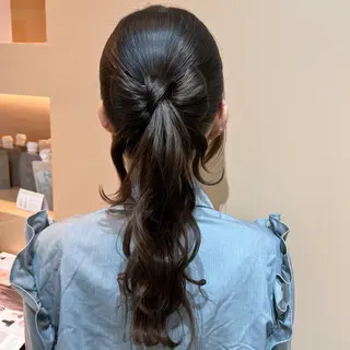 セミロング ヘアアレンジ ✨カチモリ✨レイヤー 韓国ヘア🇰🇷ゆいのヘアスタイル