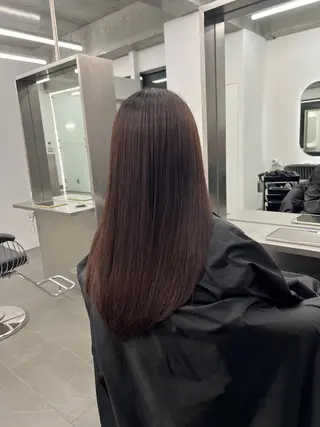 ロング カラー パーマ ブリーチ・ベージュ /表参道/小森波琉のヘアスタイル