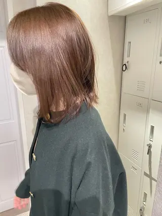 ミディアム カラー ナチュラル透明感🌱 小山美樹子のヘアスタイル