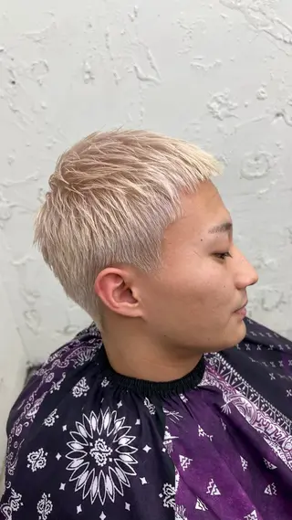 カラー メンズ Hairsalon F＋Moana by　HEADLIGHT所属・松永 蓮のヘアスタイル