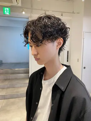 パーマ メンズ 新宿【メンズパーマ】 塩澤太一のヘアスタイル