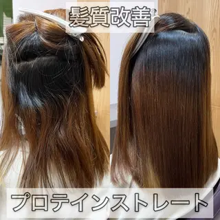 ミディアム KIZU 髪質改善 オカルト怪談のヘアスタイル