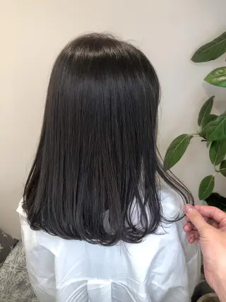 セミロング レイヤー/韓国ヘア 縮毛矯正🫧鈴木颯のヘアスタイル