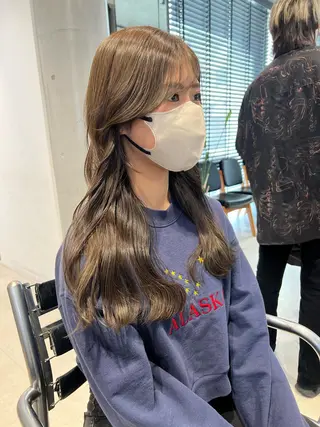 ロング カラー レイヤー/透明感 カラー🌿KANTAのヘアスタイル