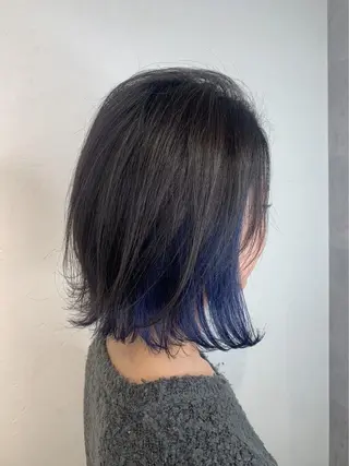 ミディアム カラー _white南海難波店所属・髪質改善/ウスイ アイキ/_WHITEのヘアスタイル