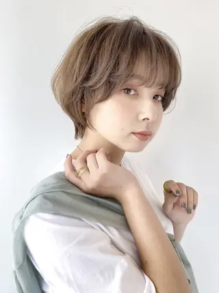 ショート メンズ/レディース 下村 伯のヘアスタイル