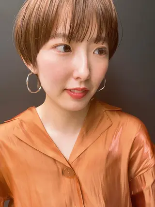 ショート analogue所属・u harukaのヘアスタイル