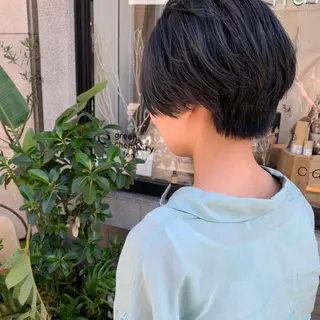 ショート 艶髪color💎髪 質改善ストレート大吉のヘアスタイル