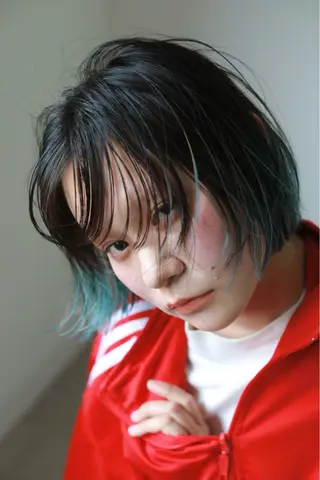 ショート カラー カット　パーマ ／シオンのヘアスタイル