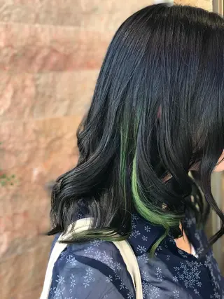 セミロング 下條 真のヘアスタイル