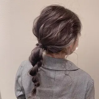 ロング カラー ヘアアレンジ Mirai 🧸のヘアスタイル
