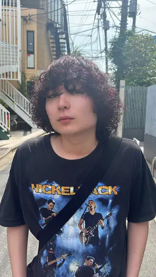 セミロング パーマ メンズ メンズパーマのプロ /佐藤翼のヘアスタイル