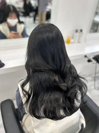 ロング カラー 韓国アイドル🤍ブリ ーチカラー🤍わかなのヘアスタイル