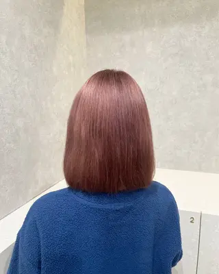 ミディアム カラー 韓国ヘア🇰🇷透明 感カラー/yui💞のヘアスタイル