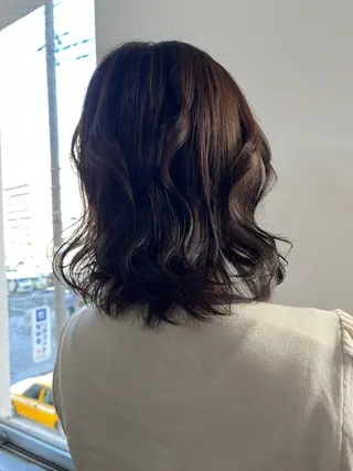 ミディアム カラー スタイリスト 💙AYUKA💙のヘアスタイル