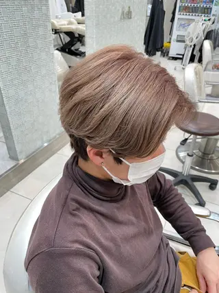 ショート カラー メンズスタイリスト 真栄平有希のヘアスタイル