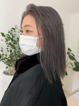 セミロング カラー 【淡色color/ nail】maikoのネイルデザイン