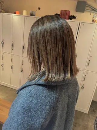 ミディアム カラー 銀座🤍ボブ/ ミディアム/佐野夢美のヘアスタイル