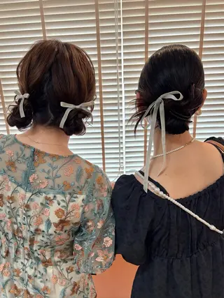 セミロング ヘアアレンジ bright所属・miku ヘアセット/着付けのヘアスタイル