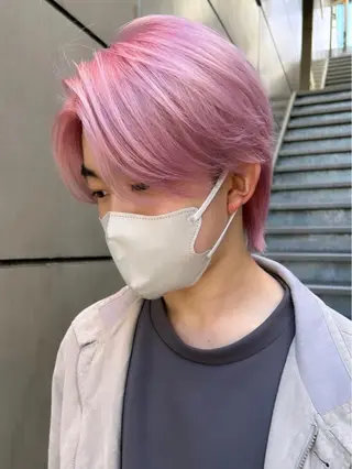 ショート カラー メンズ 🧸艶々韓国ヘア 🧁mizunaのヘアスタイル