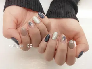 ミディアム nail jaol池袋店所属・ネイルJaol 池袋のネイルデザイン