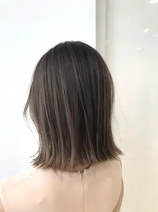 ロング カラー パーマ ヘアアレンジ ブリーチ&似合せボブ 田中寛十のヘアスタイル