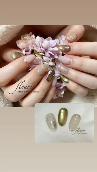 ネイル フルリール 【プライベートサロンのネイルデザイン