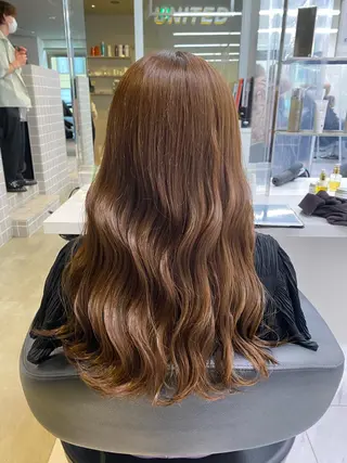 セミロング カラー ヘアアレンジ メンズ特化 水口湧太のヘアスタイル