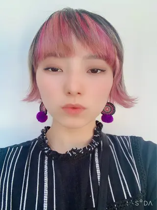 カラー 石井 潤のヘアスタイル