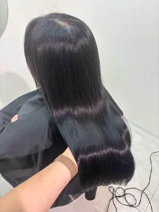 ロング カラー 広島/わかな/ヘア セット/オリーブのヘアスタイル